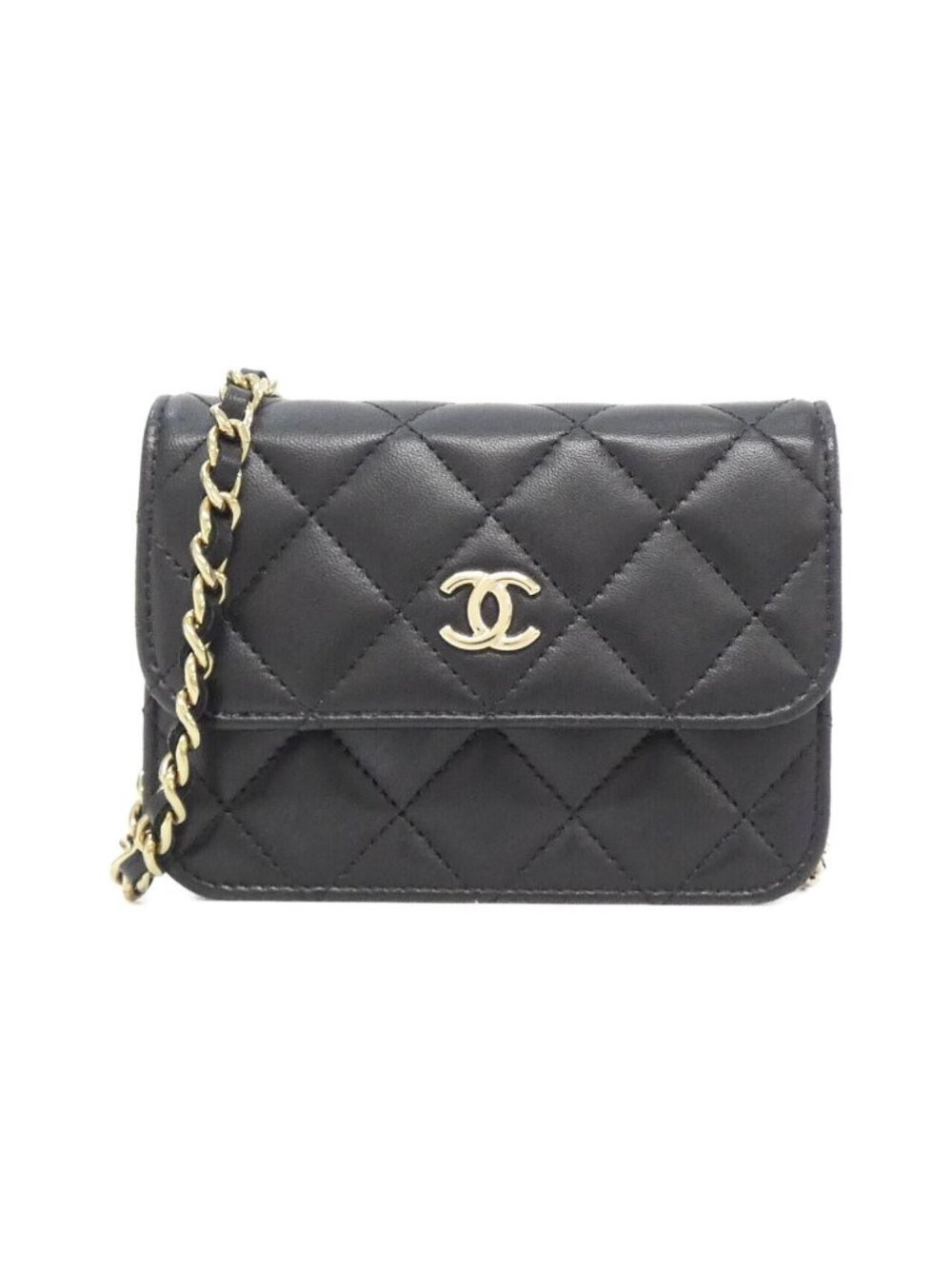 Chanel Chain Clutch Black